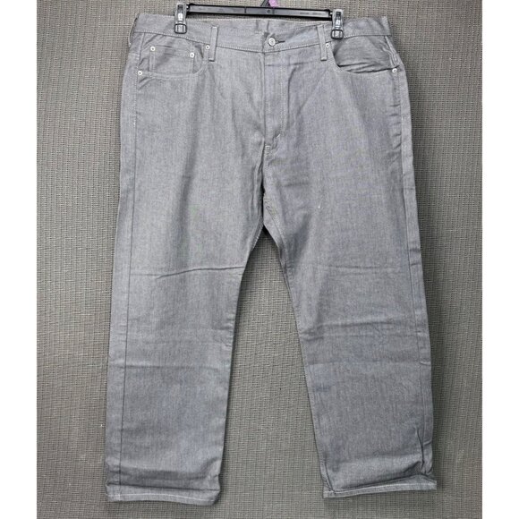 Levis 569 Mens Size W40 L30 Gray Straight Fit Denim Jeans - Picture 1 of 9